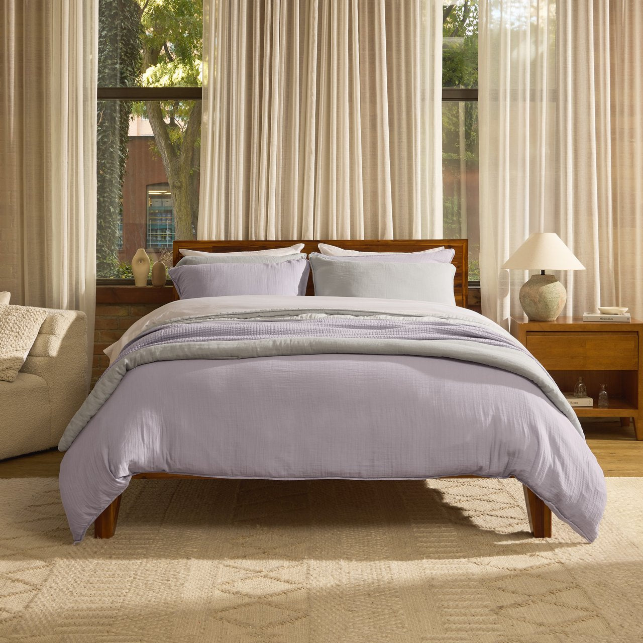 Cocoon™ Couvertures et linge de lit en mousseline