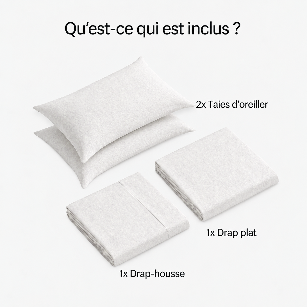 Cocoon™ Ensemble de drap en lin Européen