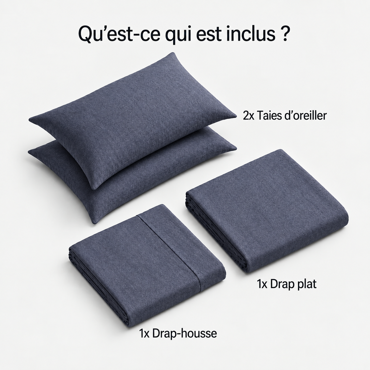 Cocoon™ Ensemble de drap en lin Européen