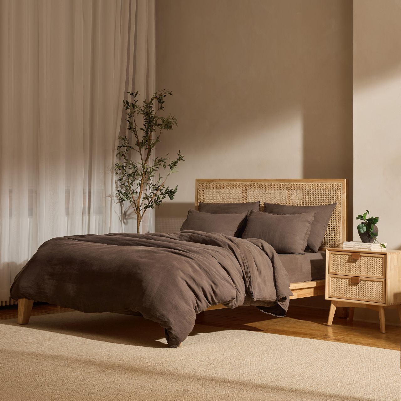 Cocoon™ Ensemble de drap en lin Européen